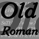 Old Roman famille de polices