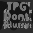 TPG DontBlurry famille de polices