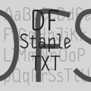 DF Staple TXT™ font family