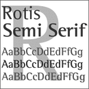 Rotis® Semi Serif famille de polices