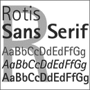 Rotis® Sans Serif font family