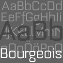 Bourgeois font family