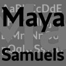 Maya Samuels font family