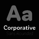 Corporative Sans Rounded font family