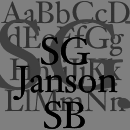 SG Janson SB® Schriftfamilie