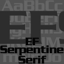 EF Serpentine™ Serif font family