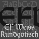 EF Weiss Rundgotisch® Schriftfamilie