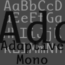 Adaptive Mono™ Schriftfamilie