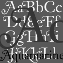 Aquamarine™ Familia tipográfica