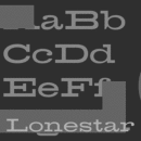 Lonestar font family