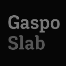 Gaspo Slab font family