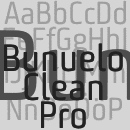 Bunuelo Clean Pro Familia tipográfica
