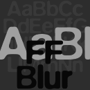 FF Blur® font family