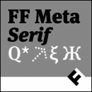 FF Meta® Serif font family