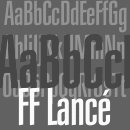 FF Lancé™ font family