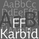 FF Karbid® Schriftfamilie