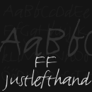 FF Justlefthand® famille de polices
