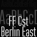 FF Cst Berlin™ East Schriftfamilie