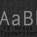 FF Nexus® Typewriter famille de polices