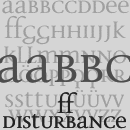 FF Disturbance® Schriftfamilie