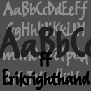 FF Erikrighthand™ font family