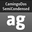 CamingoDos SemiCondensed font family