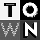Town font family