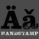 Hand Stamp Slab Serif Rough famille de polices