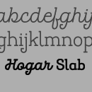 Hogar Slab font family