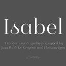 Isabel Familia tipográfica