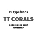 TT Corals font family