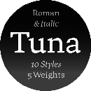 Tuna font family