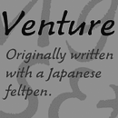 Venture™ font family