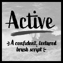 Active font family