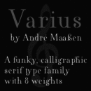 Varius™ Familia tipográfica