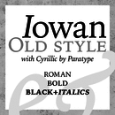 Iowan Old Style Schriftfamilie