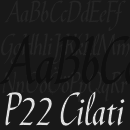 P22 Cilati font family