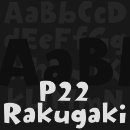 P22 Rakugaki famille de polices