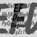 EF Dom™ Diagonal font family