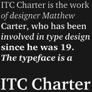 ITC Charter® Schriftfamilie