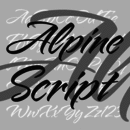 Alpine Script font family