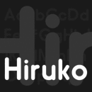 Hiruko font family