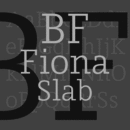 BF Fiona Slab Schriftfamilie