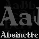 Absinette font family