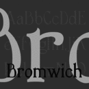 Bromwich font family