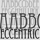 Eccentric™ font family