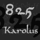 825 Karolus Familia tipográfica
