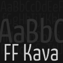 FF Kava™ Schriftfamilie