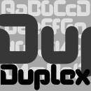 Duplex font family