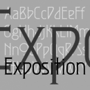 Exposition font family
